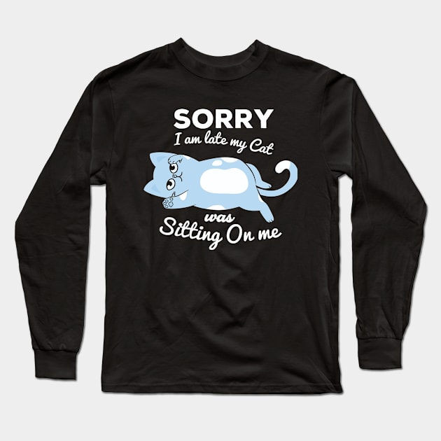 Sarcastic Cat | Hilarious Cat | Funny Cat Long Sleeve T-Shirt by ZiaZiaShop